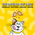 Temptations Jumbo Stuffed Cat Treats, Crunchy and Soft Cat Treats, Tasty Chicken Flavor, 14 oz. Tub