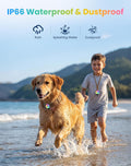 Zellar 2-in-1 Dog Tracker GPS with LED Light, Pet GPS for Pets,Rechargeable