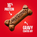 Milk-Bone GravyBones Dog Biscuits, Gravy Coated Small Dog Treats, 7 Lb. Box