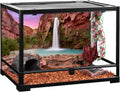48x24 in Reptile Habitat Background Mountain Waterfall Terrarium Backdrop
