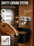 4 PCS Horse Water Bucket Hooks with Locking Pin, Feed Bucket Holder
