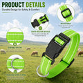 3 Pack Reflective Goat Collars with Bells,Anti-Lost Pet Collar
