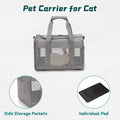 PINVNBY Small Pet Carrier, Guinea Pig Carrier, Bunny Carrier for Travel Camping Outdoor, Breathable Pet Portable Hand Ba