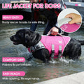 Nanaki Dog Life Jacket Large, Dog Life Vest for Swimming Boating-High Buoyancy Dogs Swim Vest with Rescue Handle D-Ring 