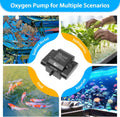 AQQA Aquarium Air Pump 10W 237GPH 4 Outlets Up to 600Gal