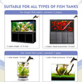 hygger Aquarium Gravel Cleaner, New Quick Water Changer with Air-Pressing Button Fish Tank Sand Cleaner Kit Aquarium Sip