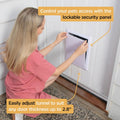 Hakuna Pets Essential Pet Door for Screens, Doors and Walls up to 2.17" Thick, for Dogs and Cats up to 11 lbs