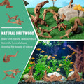 Suzile 20 Pcs Driftwood for Aquarium Fishtank Reptile Tank Craft Terrarium