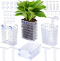2026 Latest Upgraded Aquarium Plant Holder Adjustable Height with Extendable Hook and Suction Cup for Fish Tank Aquaponi