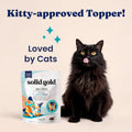 Solid Gold NutrientBoost™ Cat Food Toppers for Cats - High Protein Meal Topper & Crunchy Cat Treats for Indoor Cats w/Vitamins, Minerals & Amino Acids for Gut Health & Immune Support - All Ages - 1lb
