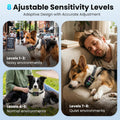 Smart Dog Bark Collar, Anti Barking Collar with 4 Training Modes, 8 Adjustable Sensitivity, Rechargeable IP67 Waterproof