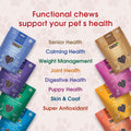 Get Naked Grain-Free Digestive Health Dental Chew Sticks for Large Dogs, Sensitive Stomach Dog Treats, 6.6 oz