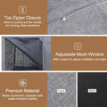 HiCaptain 42-Inch Dog Crate Cover with Mesh, Waterproof Kennel Cover