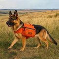 Tactical Dog Backpack for Medium Large Dogs, Reflective Pack Harness with Storage, Poop Bag Pocket, Includes Free Anti-P