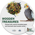 Sweet Feet and Beak Shredder Ball, Small, 3" Bird Shredding & Foraging Toy