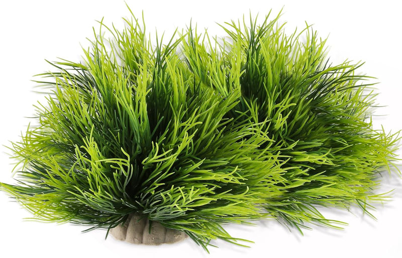 2pcs Aquarium Plants Decorations Artificial Fish Tank Plants Plastic Fish Tank Accessories Green Natural Style Aquarium 