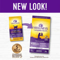 Wellness Complete Health Healthy Weight Adult Dry Cat Food for Indoor Cats, Natural, Grain Free Kibble, Chicken & Turkey Recipe, 5.5 lb Bag