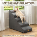 Pet Stairs for High Beds, 28.2" H 5-Step Dog Steps for Small & Medium Dogs