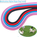 MayPaw Small Rope Dog Leash 6FT 8FT 10FT, 1/4-in Lightweight Pet Leash for Small Dogs/Puppy/Cats, Classic Colors Round Dog Lead(6ft*1/4",Purple)