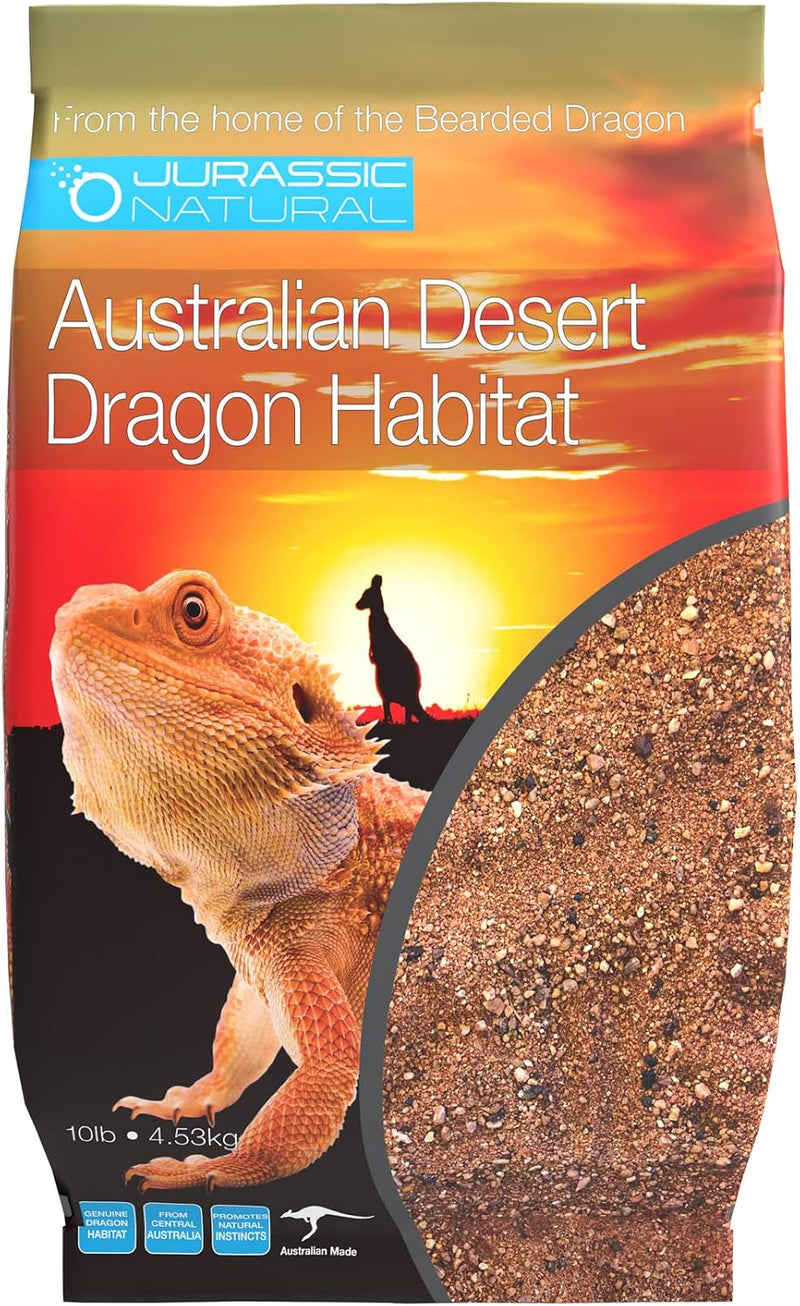 Jurassic Natural Australian Desert Dragon Habitat Substrate, Red, 10lb