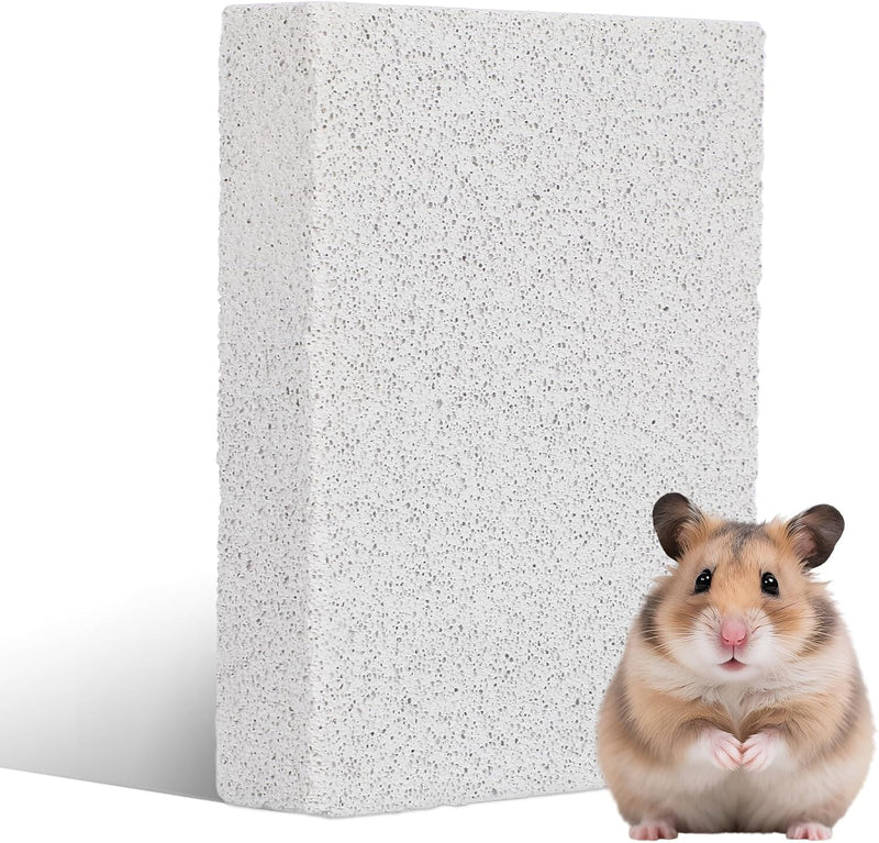 Kisangel Rabbit Lava Grinding Pad Natural Volcanic Stone for Small Pets
