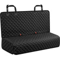URPOWER Dog Car Seat Cover for Back Seat - Waterproof Non-Slip Car Seat Protector for Dogs Pet, Scratchproof Back Bench Seat Covers for Mid-Size Cars, Mid-Size SUVs, Black