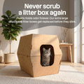Cats Desire Disposable Litter Box, Extra Large 8.5" Tall Sides – 6 Pack