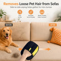 TTIIHOT Electrostatic Gloves for Pet Hair Removal: Upgraded 2PCS Animal Fur Removal Tool for Dogs&Cats Efficient Reusable Pet Hair Remover for Couch Carpet Car Seat Clothing Quick Clean (2 pcs-Black)