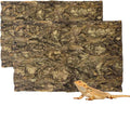 2PCS 11.8"x7.8" Natural Thickened Reptile Cork Bark Terrarium Background