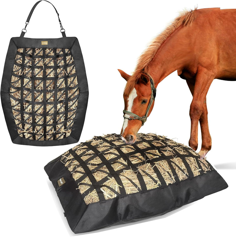 Hay Bag for Horses,Ultra-Slow Feed Hay Bag for Ground Feeding