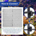 uxcell 4pcs Aquarium Fish Tank Divider 12x6 Crate Light Diffuser