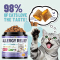 Cat Allergy Relief Chews with Omega 3 & Multivitamins, 500 Crunchy Chews