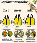 2Pcs Portable Bird Carrier Bag, Escape Resistant Parrot Carrier Bag Harness, Walking Outfit Anti-Scratch Protective Clot