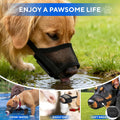 Evollax Dog Muzzle for Large Dogs – Breathable Air Mesh Muzzle for Large Sized Dog | Adjustable Mussels for Dogs Groomin