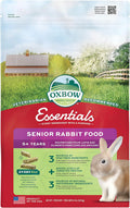 Oxbow Essentials Senior Rabbit Food, High-Fiber Rabbit Pellets, 4 lb