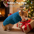 ASENKU Extra-Large Dog Sweater, Dog Sweaters for Extra Large Dogs, Pet Sweatshirt Apparel Turtleneck Pullover Winter for Doberman, Great Dane (Teal Blue, 4XL)