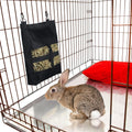 Frienda 2 Pcs Guinea Pig Hay Bag 11 x 9.1 Inch Guinea Pig Hanging Hay Feeding Bag Storage Dispenser for Chinchilla Hamst