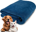 Extra Large Dog Towel for Big Dogs, Blue, XL