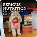 Redbarn Powerfood Air Dried Puppy Food 2 lbs - 93% Real Chicken & Organs High Protein Non-GMO Dry Recipe for Healthy Growth Development Immunity & Digestive Health