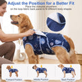 Glittme Dog Surgery Recovery Suit, Dog Cone Alternative for Spay Neuter S