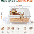 8-in-1 Hamster Cage Kit, 16 x 11 x 11.8 in, for Dwarf Hamsters and Gerbils