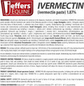 Jeffers 1.87% Ivermectin Gel Dewormer for Horses | Apple Flavored | 1 Pack