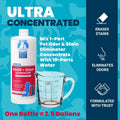 Unique Pet Odor and Stain Eliminator Liquid Concentrate - Makes Over 2.5 Gallons - Eliminates Pet Odors and Stains (32 oz)