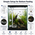 African Dwarf Frog Feeding Dish Feeder Kit with Tube, Tongs and Brush