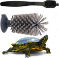 Turtle Shell Cleaning Suction Brush Tank, Turtle Scratcher for Tank Shell Cleaner with Suction Cup and Handheld Back Scr