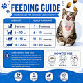 Cat Multivitamin Treats 26-in-1 Taurine for Cats with Lysine Turmeric MSM Glucosamine Omega for Immune Support, Skin & C