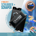 Standard. Flipper Edge Magnetic Aquarium Glass Cleaner Algae Scraper