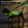 Petglad Dog Life Jacket, Cute Wings Adjustable Dog Life Vest with Chin Float and Handle for Swimming Boating Reflective 