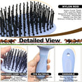 Blue Horse Mane&Tail Comb Horse Grooming Brush 8.62in/21.9cm