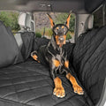 4Knines Back Seat Extender for Dogs Hard Bottom w/EZ Door Guard Black Reg